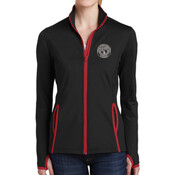 LST853 Sport-Tek® Ladies Sport-Wick® Stretch Contrast Full-Zip Jacket